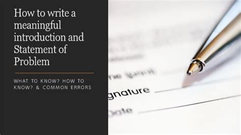 Afbeeldingsresultaten voor Introduction Problem Statement