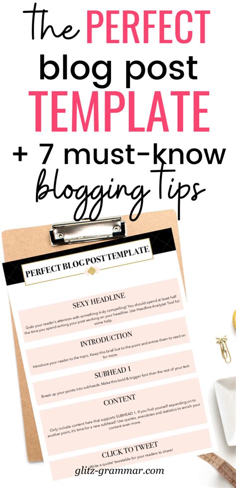 Image result for Blog Post Template Free Printable