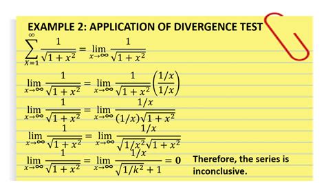 Toradh íomhá ar What Is Basic Divergence Test Calc 2
