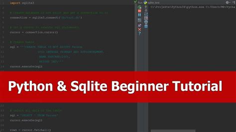 Toradh íomhá ar Python Sqlite3 Example