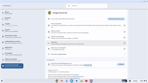 Toradh íomhá ar Chrome OS Linux