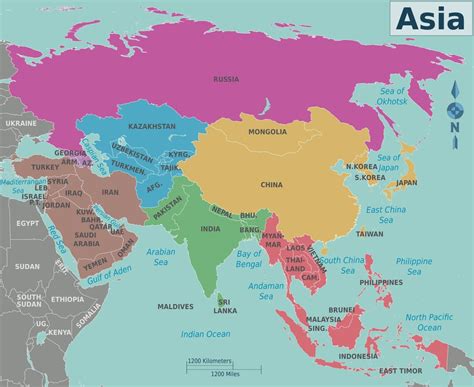 Image result for Asia Regions