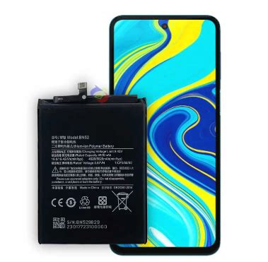 Image result for Redmi Note 9 Pro Battery