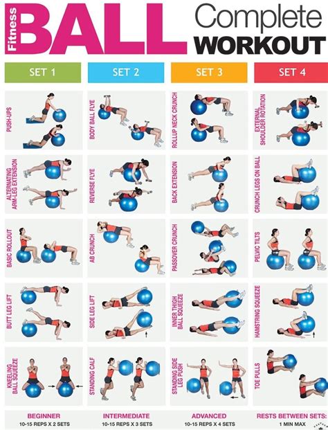 Image result for Printable Ball Exercise Chart