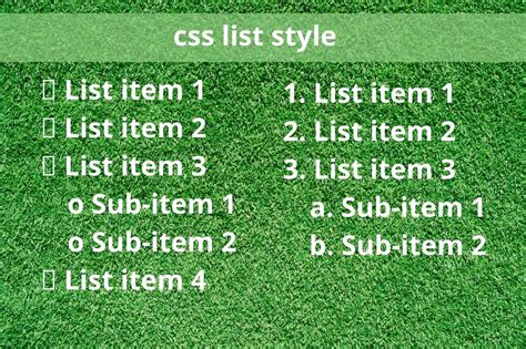 Image result for List Style Symbol CSS