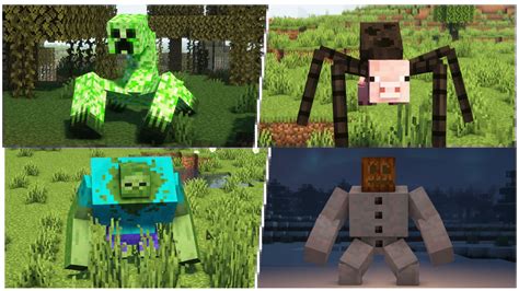 Toradh íomhá ar Minecraft Mutant Mod Outline