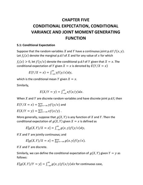 Image result for Conditional Expectation Partition