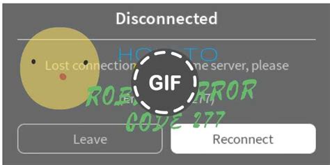 Image result for How to Solve Error Code 277 in Roblox