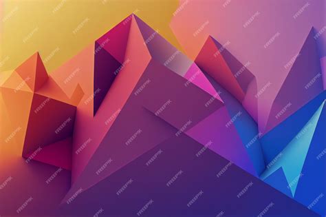 Image result for Geometric Shapes Color Gradient