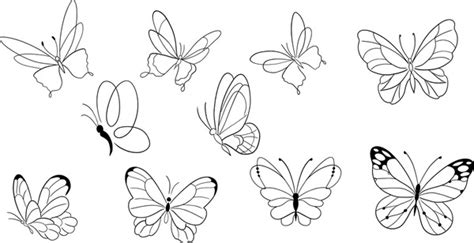 Image result for Small Butterfly Line Drawing