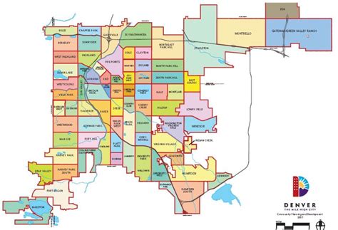 Image result for Zip Code Map for Denver Co