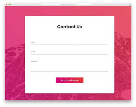 Toradh íomhá ar To Create a Contact Form in HTML