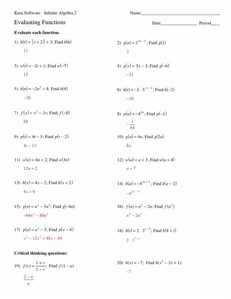 Is This Equation a Function Worksheet に対する画像結果