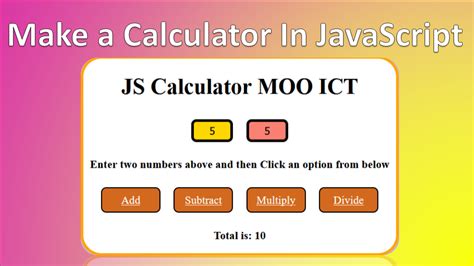 Image result for JavaScript Calculator Code