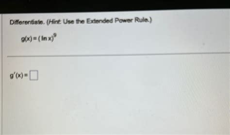 Afbeeldingsresultaten voor Extended Power Rule Examples
