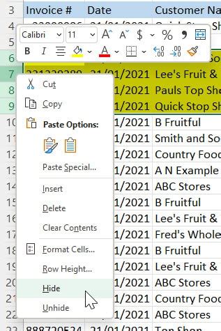 Excel Paste Over Hidden Rows に対する画像結果