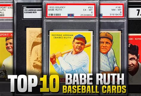 Babe Ruth Baseball Card に対する画像結果