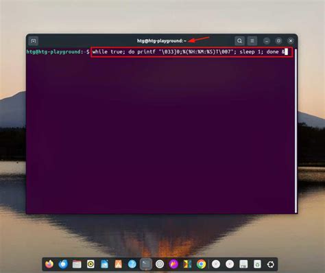 Toradh íomhá ar Linux CLI Tui Clock