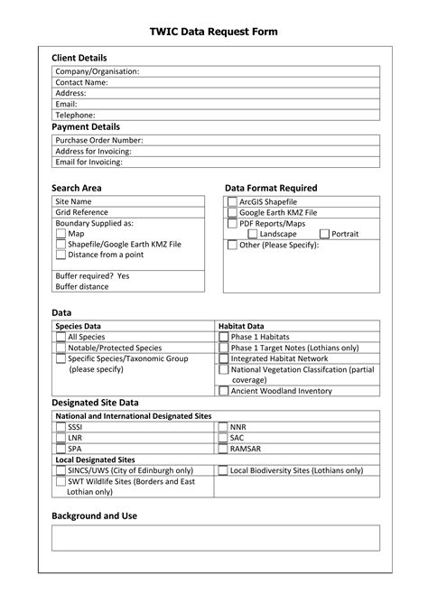 Toradh íomhá ar Data Steward Request Form