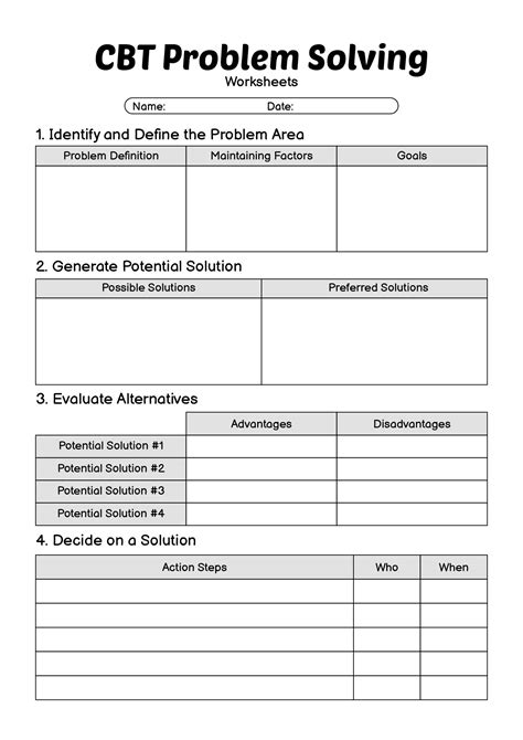 Image result for Advanced Problem Solving Skills Worksheet