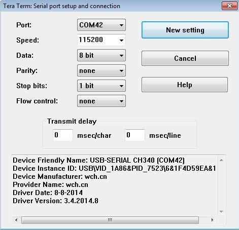 Toradh íomhá ar Serial File Transfer