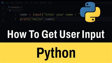 Image result for How to Let User Input in Python Trinket