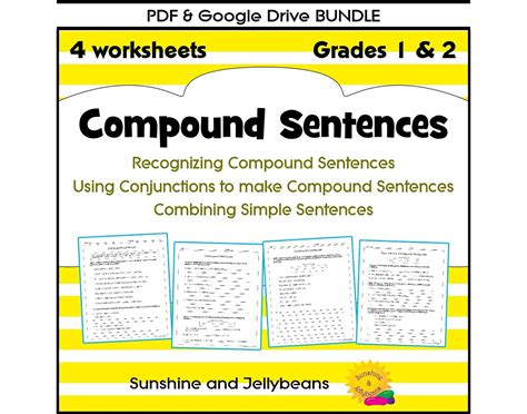 Writing Compound Sentences Worksheet に対する画像結果