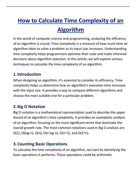 Image result for Algorithm Complexity Calculator Online