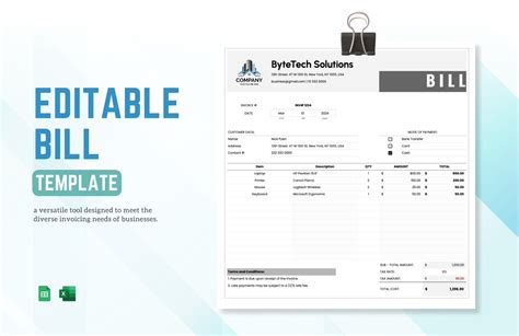 Image result for Bill Design Software HTML Template Free