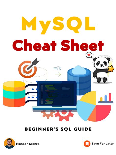 Image result for SQL Cheat Sheet MySQL
