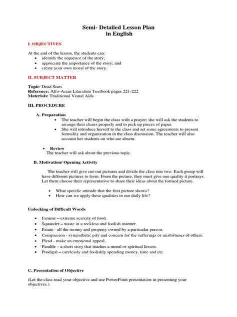 Image result for Sample in Closing Lesson Plan