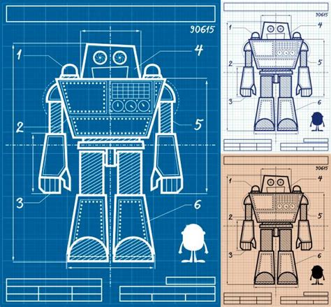 Blue Prints for Robot に対する画像結果