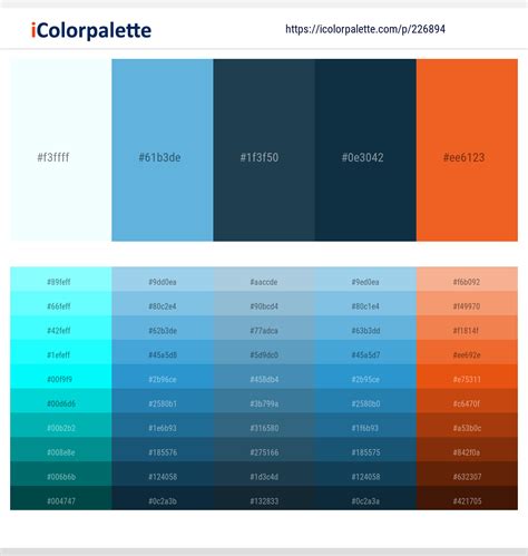 23 Light Blue Color Schemes | Curated collection of Color Palettes