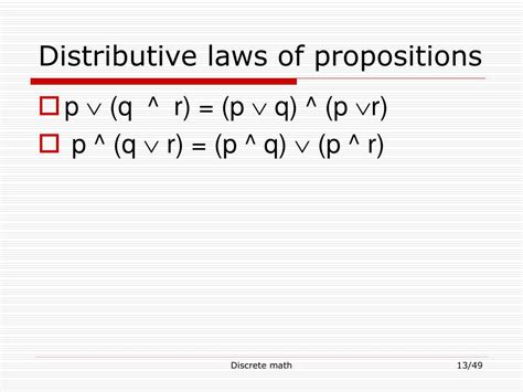 Image result for Distributivity Propositional Logic