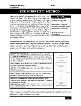 Image result for Scientific Method WebQuest Answer Key