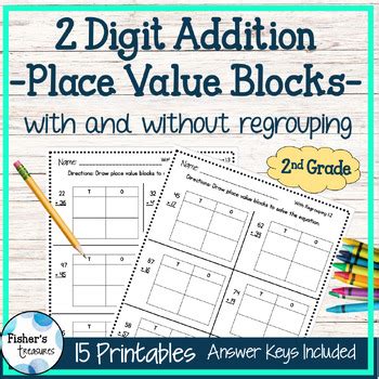 Image result for Place Value 2-Digit Addition Template