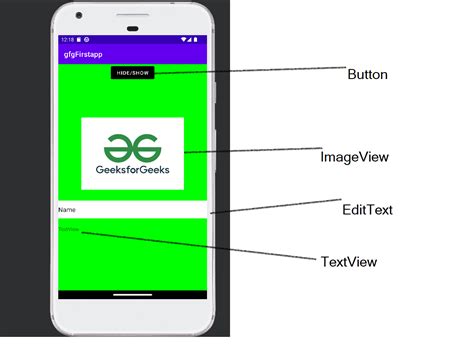 Android. View Hierarchy に対する画像結果