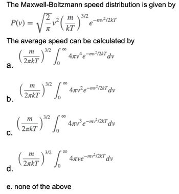 Image result for Average Speed Maxwell-Boltzmann Distribution