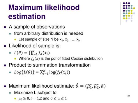 Afbeeldingsresultaten voor Maximum Likelihood Explained Formula