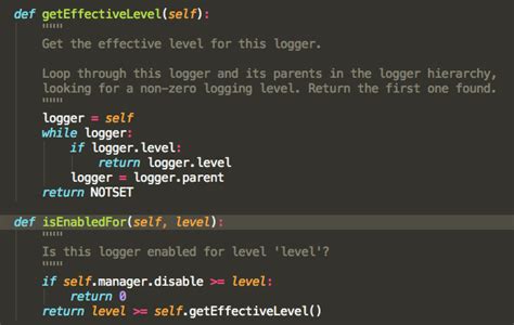 Python Debug Levels に対する画像結果