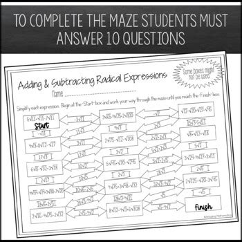 Image result for Adding and Subtracting Radical Expressions Worksheets