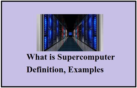 Image result for Supercomputers Example
