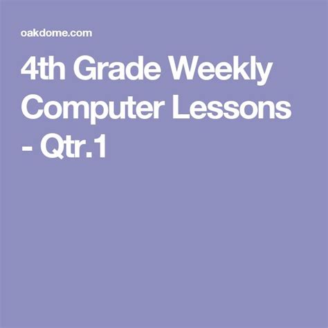 Image result for 4th Grade Computer Lesson Plans