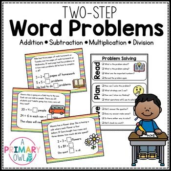 Image result for Two-Step Word Problems Puzzle Activity