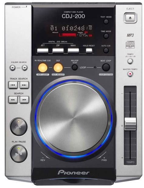 About Pioneer CDJ-200 DJ CD Player