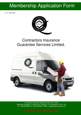 Image result for Contractor Insurance Application