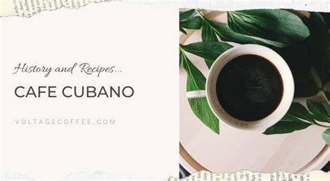 Making Cafe Cubano - A Brief History of Cuban Coffee