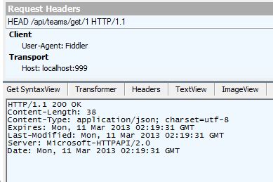Toradh íomhá ar HTTP Head Method