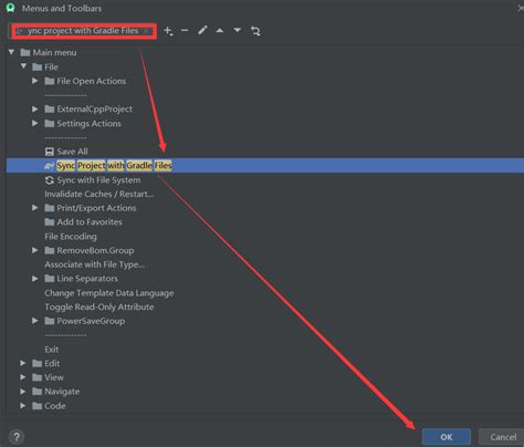 Toradh íomhá ar Sync Project With Gradle Files