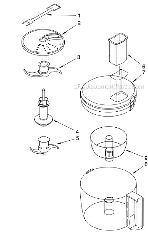 Afbeeldingsresultaten voor KitchenAid Food Processor Parts Diagram